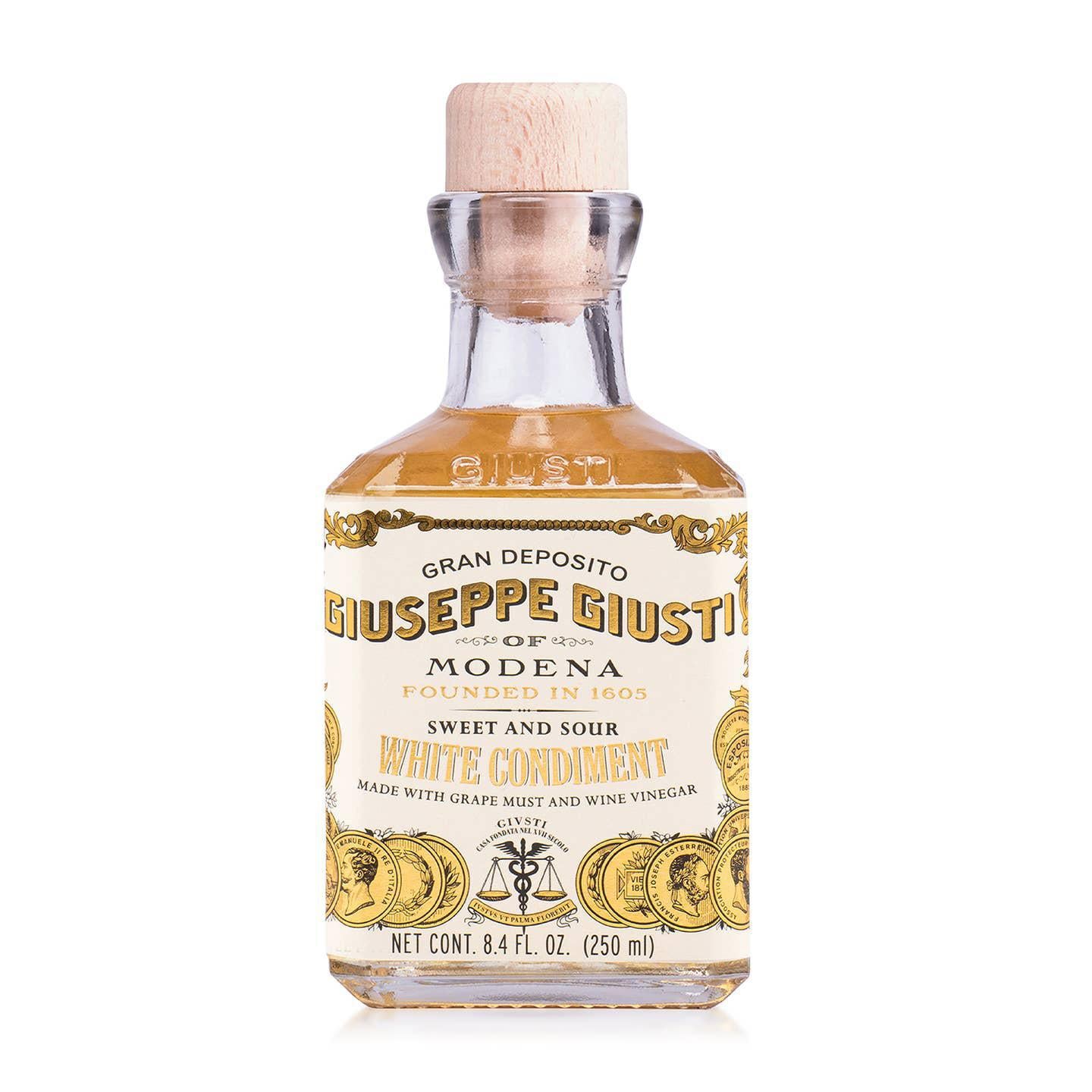 Giuseppe Giusti White Wine Balsamic Vinegar Condiment